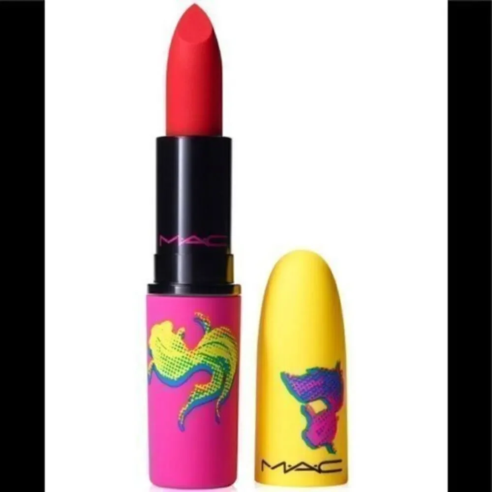 MAC Moon Masterpiece Powder Kiss Lipstick-Turn Up Your Luck /Limited Edition